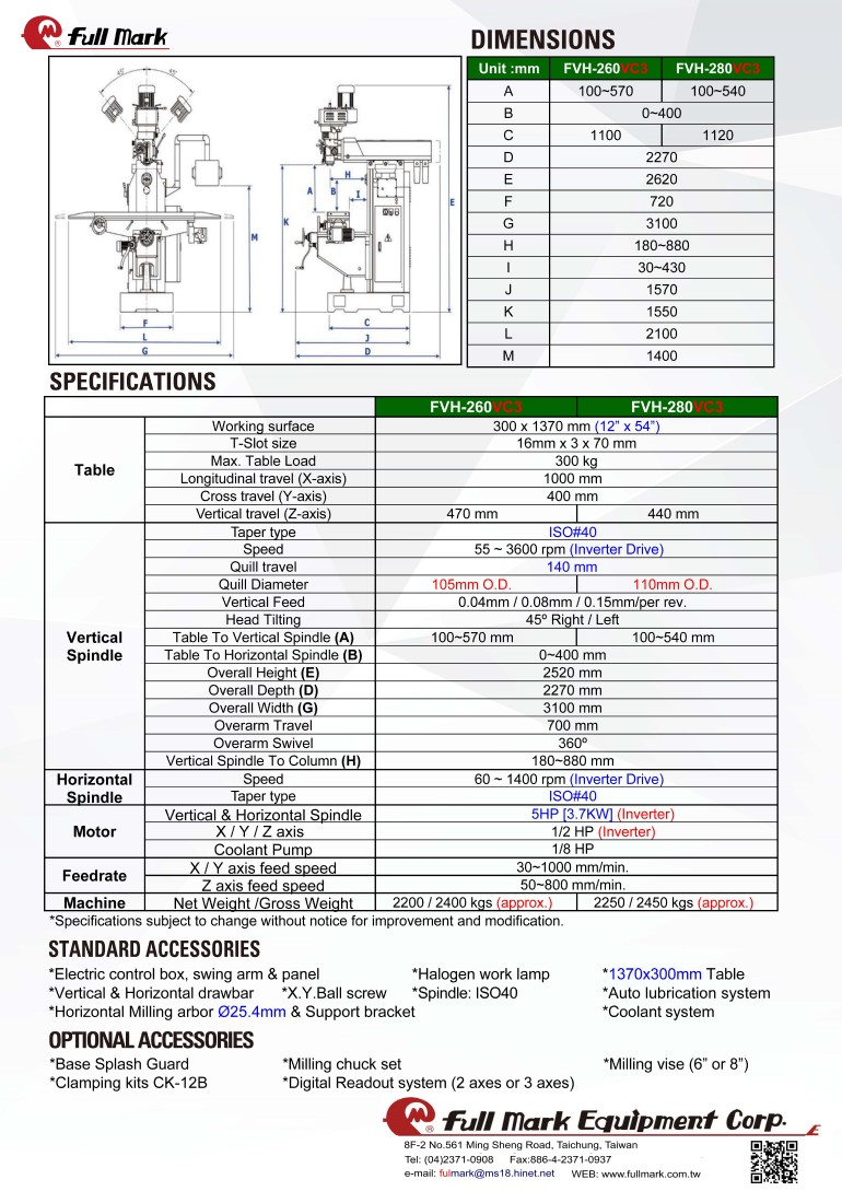 [Full Inverter Type ]Vertical / Horizontal Turret Milling Machine